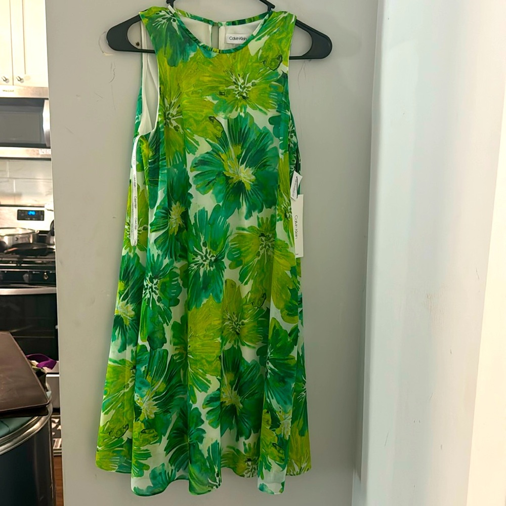 Calvin Klein floral dress